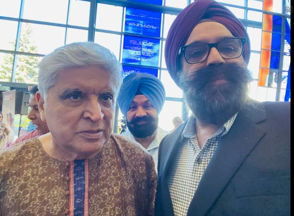 Piara Singh Kudowal at a literary festival gathering